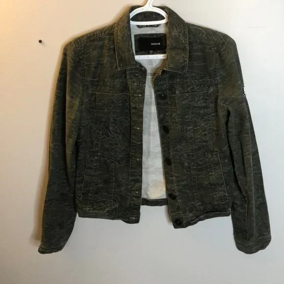Hurley “army” jacket size x- small - Picture 2 of 6